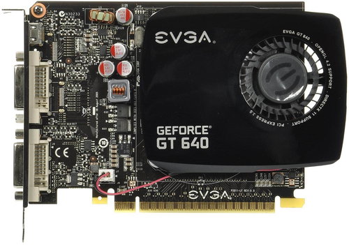EVGA GeForce GT640 Single slot - Graphics Card - Hauptbild