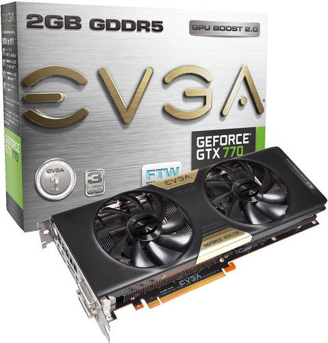 EVGA GeForce GTX770 FTW ACX - Graphics Card - Hauptbild