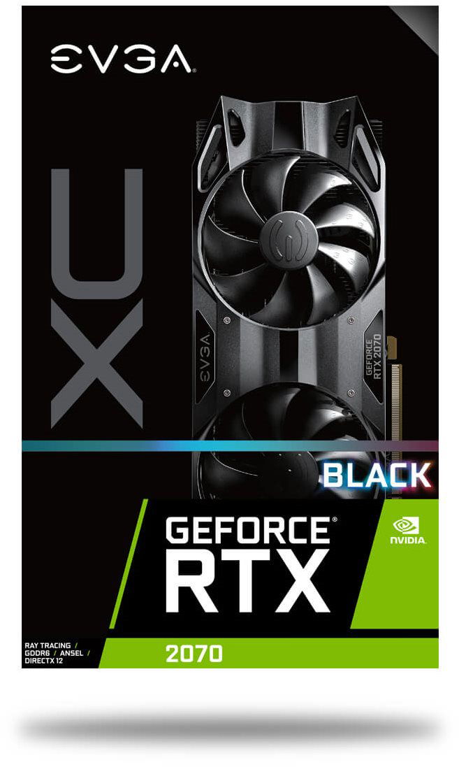 Evga geforce rtx on sale 2070 black edition