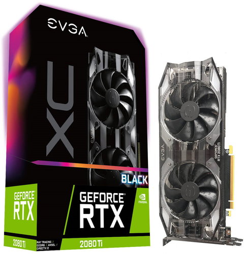 EVGA GeForce RTX 2080 Ti BLACK EDITION GAMING - Grafikkarte - Hauptbild
