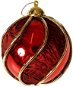 EverGreen retro gömb,átm. 8 cm, piros - Karácsonyi díszítés