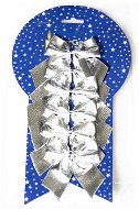 EverGreen masni fényes x 6, 8x8 cm, ezüst - Karácsonyi díszítés