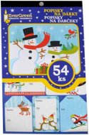EverGreen ajándékkísérő kártya x 54, 24 x 15 cm, többszínű - Karácsonyi díszítés