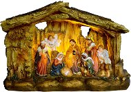 EverGreen Betlehem svietiaci, 3× LED, 21 × 8 ×14, viacfarebný - Vianočné ozdoby