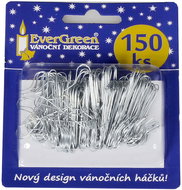 EverGreen Hook for ornaments approx. 150 pcs, silver - Hooks