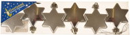 EverGreen Star 3l. + 3m. v. 4.5 cm - Christmas Ornaments