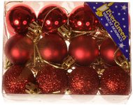 EverGreen® Sphere x 24 db, 3 cm átmérőjű, piros színű - Karácsonyi díszítés