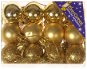 EverGreen® Gömb x 24 db, átmérője 3 cm, színe arany - Karácsonyi díszítés
