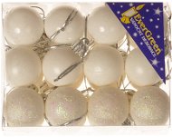EverGreen® Sphere x 24 pcs, Diameter 3cm, White Colour - Christmas Ornaments