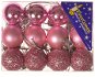 EverGreen® Gömb x 24 db, átmérője 3 cm, színe rózsaszín - Karácsonyi díszítés