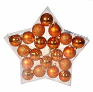 EverGreen® Sphere x 20 pcs, 3 Types, Diameter 6cm, Copper Colour - Christmas Ornaments