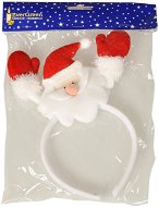 EverGreen® Headband with Santa Claus, height 25 cm, colour red-white - Christmas Ornaments