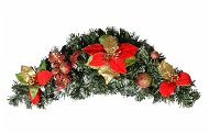 EverGreen® Díszített boltív, magassága 45 cm, színe vörös-arany - Karácsonyi díszítés