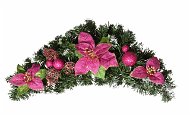 EverGreen® Díszített boltív, magassága 45 cm, színe rózsaszín-arany - Karácsonyi díszítés
