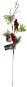 EverGreen® Ág tobozokkal és bogyókkal, magassága 68 cm, színe zöld-piros-fehér - Karácsonyi díszítés