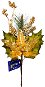EverGreen® ág karácsonyi rózsákkal és bogyókkal, magassága 45 cm, arany színű - Karácsonyi díszítés