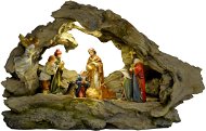 EverGreen® Luminous nativity scene, LED, 31 x 9.5 x 19 cm - Christmas Ornaments