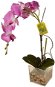 EverGreen® orchidea üvegben akrillal, 56 cm-es magasság, lila szín - Művirág