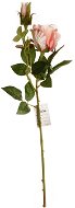 EverGreen Rose x 2, Height of 71cm, Colour Pink - Artificial Flower