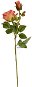 EverGreen Rose x 2, Height of 71cm, Colour Orange - Artificial Flower