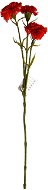 EverGreen Szegfű x 3, magassága 60 cm, szín: piros - Művirág