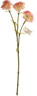 EverGreen Carnation x 3, Height of 60cm, Colour Pink - Artificial Flower