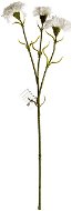 EverGreen Carnation x 3, Height of 60cm, White Colour - Artificial Flower