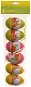 EverGreen Eggs with bunny 6 cm hinge x 6 pcs, multicoloured - Easter Decoration