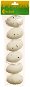 EverGreen Speckled egg x 6, height 6 cm, colour white - Easter Decoration