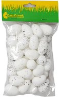 EverGreen pettyes tojás x36, magasság 3 cm, szín fehér - Húsvéti díszítés
