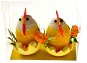 EverGreen Chicken with chicks x 2 pcs, PVC Box, multicoloured - Easter Decoration