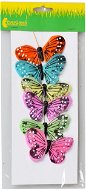 EverGreen Pillangó x 6 db, 8 x 5 cm, többszínű - Húsvéti díszítés