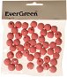 EverGreen Wooden beads 50 pcs, 1,6 cm, pink - Beads