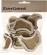 EverGreen Sliepočka drevená 10 ks, farba natural - Veľkonočná dekorácia