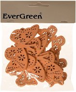 EverGreen fából készült pillangó 10 db, rózsaszínű - Húsvéti díszítés