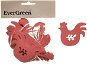 EverGreen Wooden Rooster 20 pcs, pink - Easter Decoration