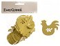 EverGreen Wooden Rooster 20 pcs, yellow - Easter Decoration