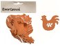 EverGreen Wooden Rooster 20 pcs, orange - Easter Decoration