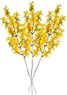 EverGreen Forsythia x 7 Branches, Set of 3 pcs, Height of  50cm, Colour Yellow - Artificial Flower