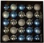 EverGreen® gömbök x 25, LUX, különféle, átmérő 6 cm - Karácsonyi díszítés