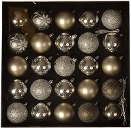 EverGreen® gömbök x 25, LUX, különféle, átmérő 6 cm - Karácsonyi díszítés