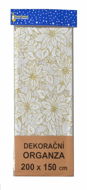 EverGreen® Organza virágminta, 200 x 145 cm - Karácsonyi díszítés