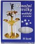 EverGreen® Candles x 16 for angel. ringing - Christmas Ornaments