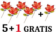 EverGreen Set® Poinsettia Golden Flower dia. 25, h. 65cm - Gift Wrapping