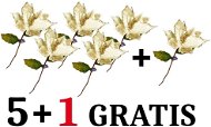 EverGreen set® Poinsettia virág átm. 25, mag. 65 cm, 5+1 ajándék szett - Karácsonyi díszítés