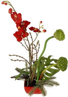 EverGreen® Orchid-Lotus arrangement. h. 58 cm - Christmas Decoration