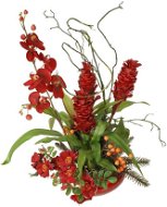 EverGreen® Orchidea. -bromélia elrendezés 53 cm - Karácsonyi díszítés