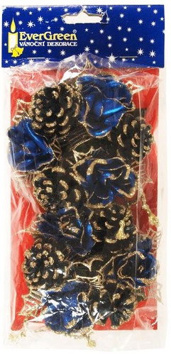 EverGreen Věneček na svíčku s růžemi x 2 ks, průměr 10 cm - Vánoční dekorace - Main image