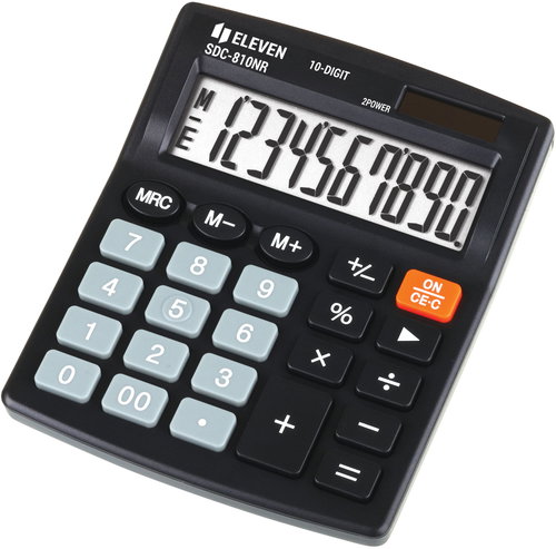 ELEVEN SDC810NR Black - Calculator - Main image
