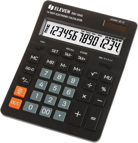 ELEVEN SDC-554S Black - Calculator - Main image